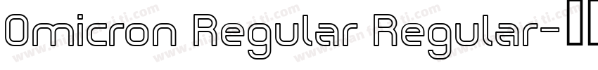 Omicron Regular Regular字体转换